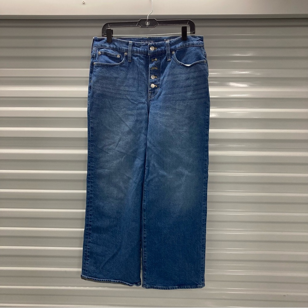 J. Crew Classic Blue Wide Leg Jeans